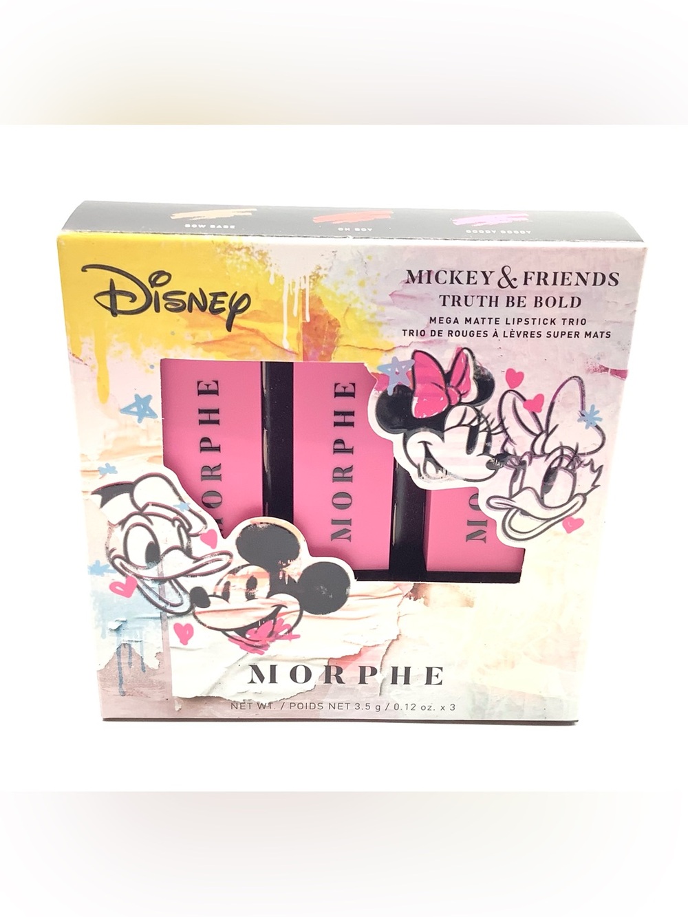 Morphe Disney Truth Be Bold Lipstick Trio - Pink